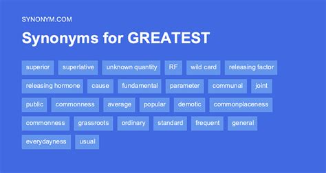 other words for greatest.